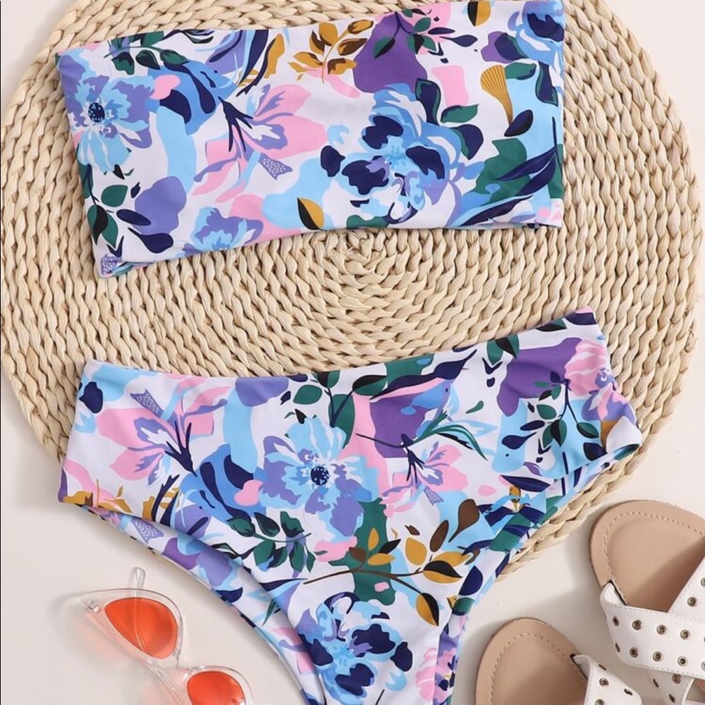 SHEIN strapless bathing suit